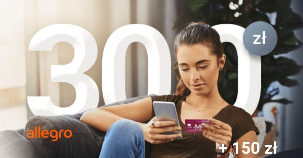 Promocja karty kredytowej Millennium: 300 zł do Allegro