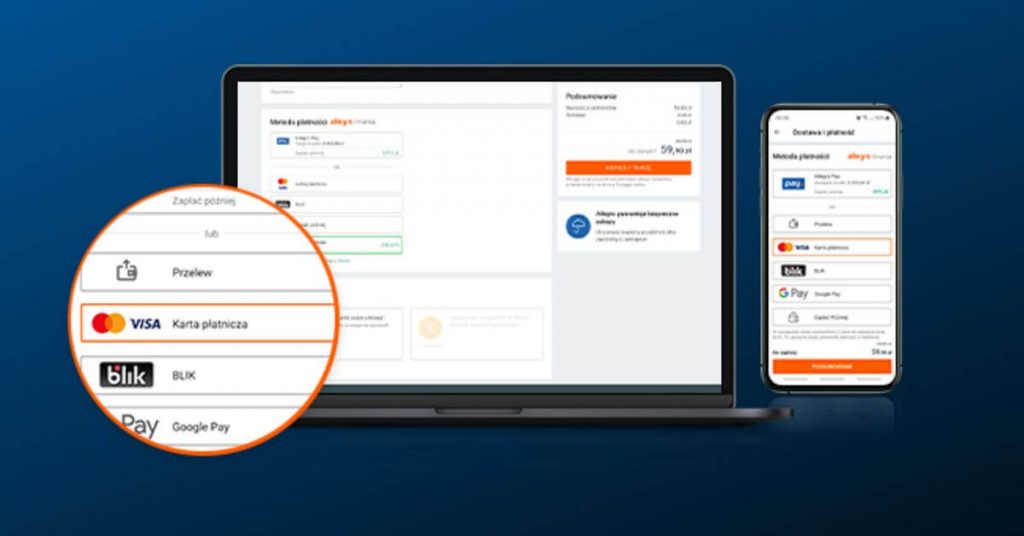 Allegro: 30 monet za zapisanie karty płatniczej - promocja