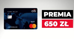 Pieniądze za założenie konta w Citibanku