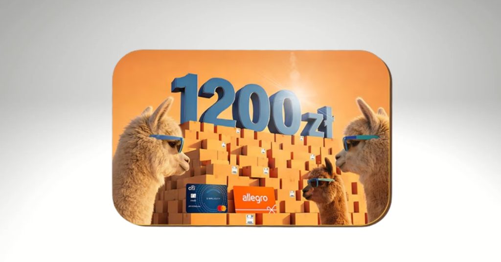 Promocja karty kredytowej Citibank - 1200 zł do Allegro