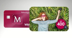Millennium: do 400 zł za kartę Visa Impresja (2026)