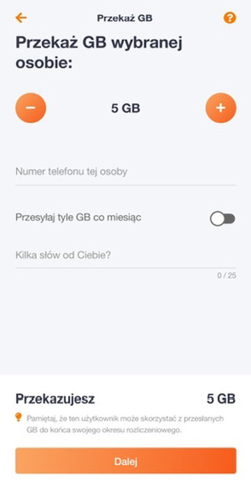 Przekaż GB Orange Flex
